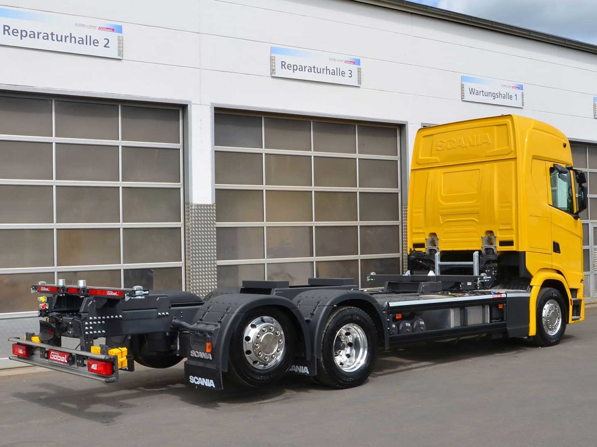 Standardlifter als optimale Lösung für BDF-Wechselbehälter